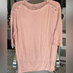 Isabel maternity pink quarter sleeve sweater women’s size small